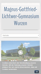 Mobile Screenshot of gymnasium-wurzen.de